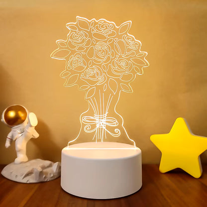 VibeNest Pulse - Lámpara de Ilusión LED 3D
