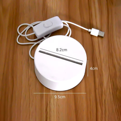 VibeNest Pulse - Lámpara de Ilusión LED 3D