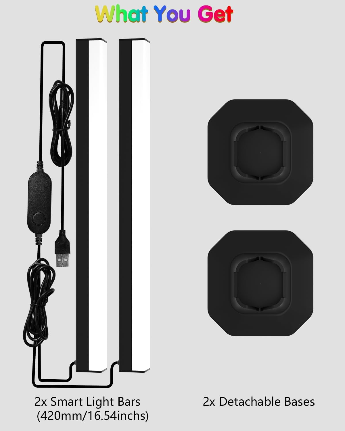 VibeNest Edge - Barra de Luz Monitor RGBIC
