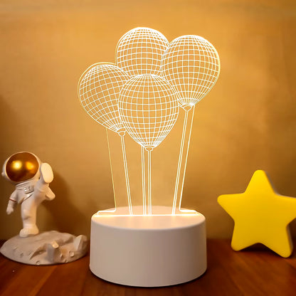 VibeNest Pulse - Lámpara de Ilusión LED 3D