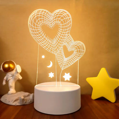 VibeNest Pulse - Lámpara de Ilusión LED 3D