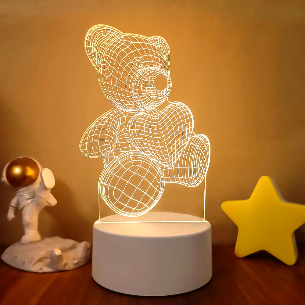 VibeNest Pulse - Lámpara de Ilusión LED 3D