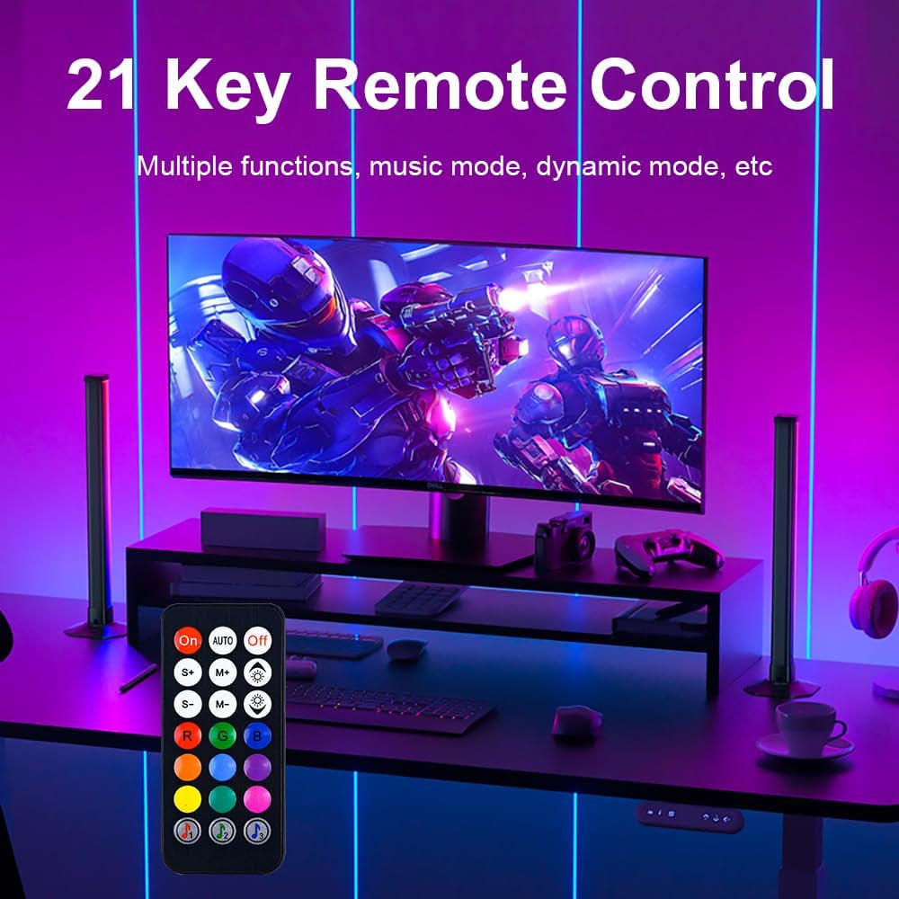 VibeNest Edge - Barra de Luz Monitor RGBIC