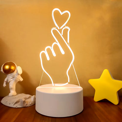 VibeNest Pulse - Lámpara de Ilusión LED 3D
