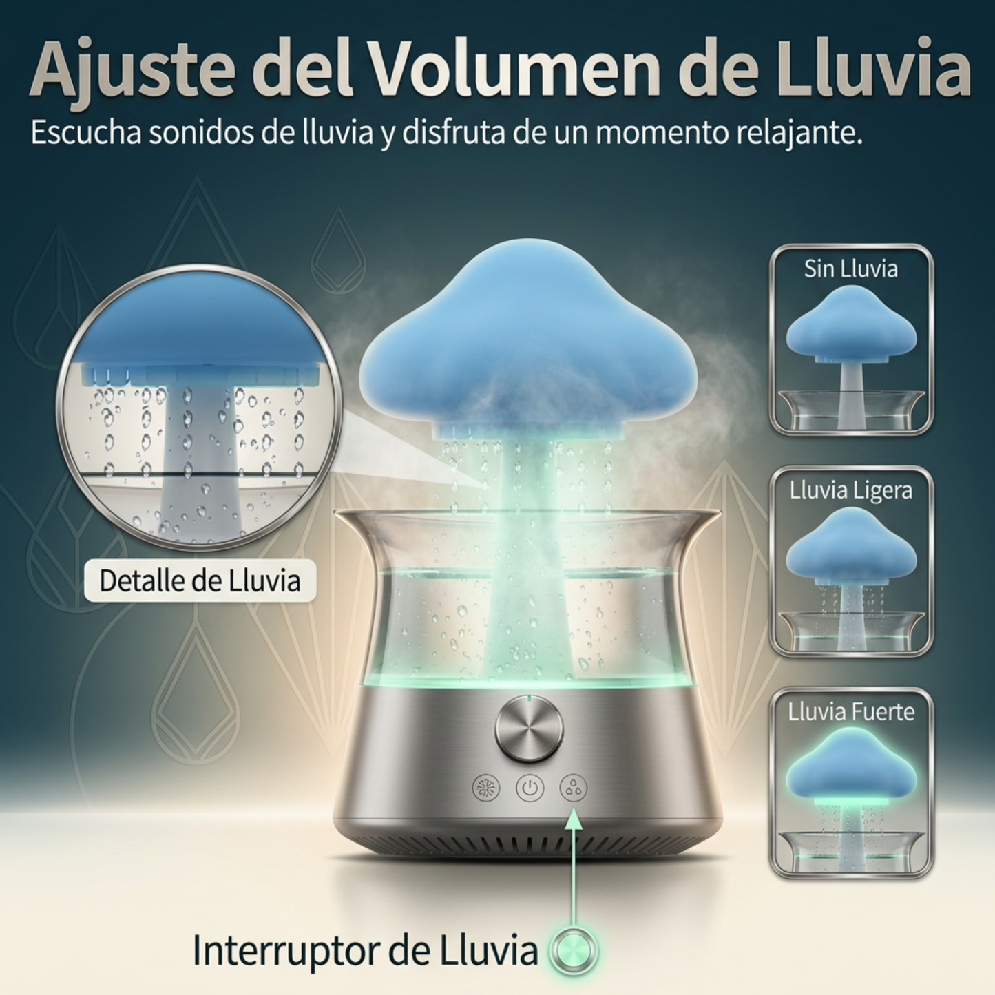 VibeNest Oasis - Humidificador Relajante