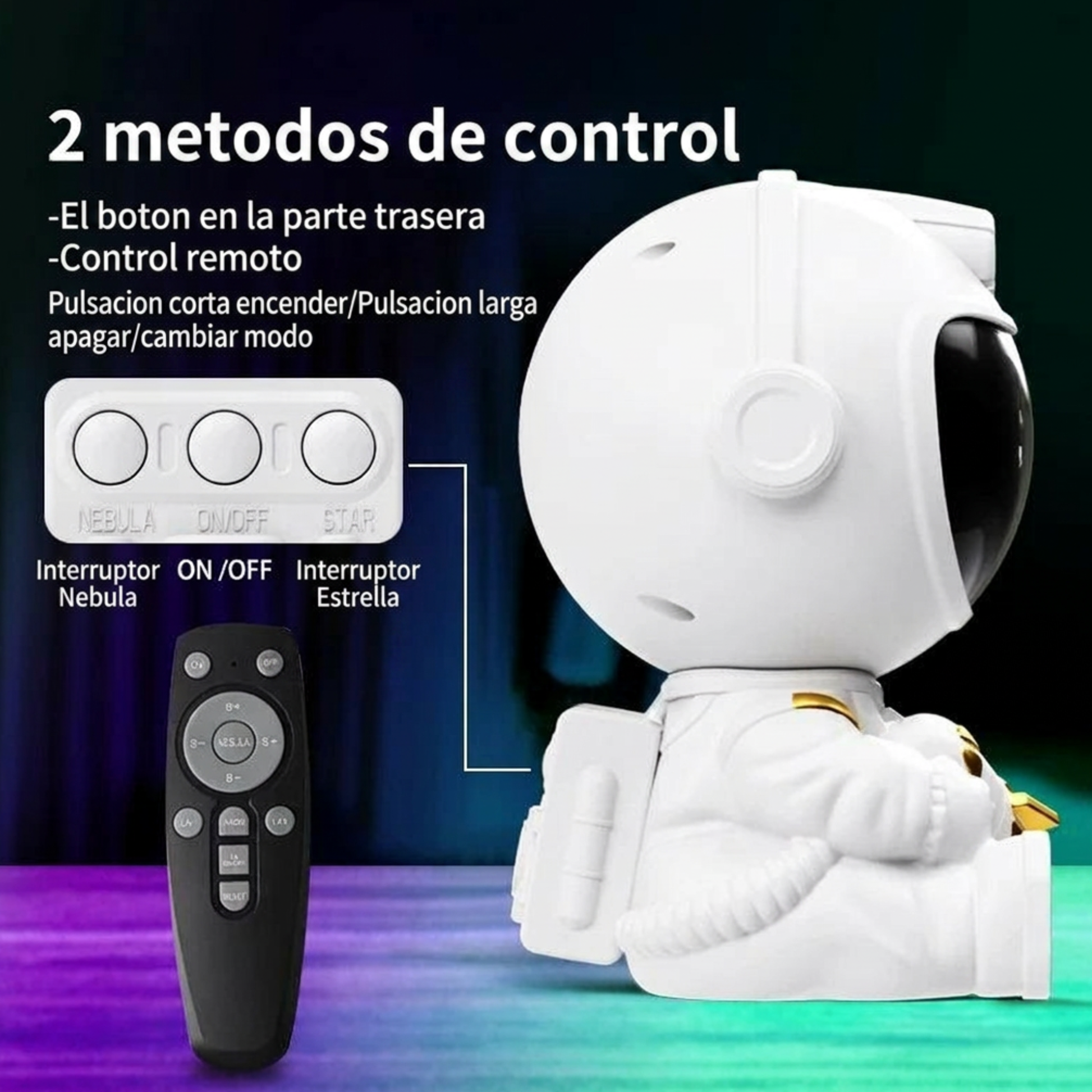 VibeNest Astro - Proyector de Galaxias y Estrellas de Alta Definición