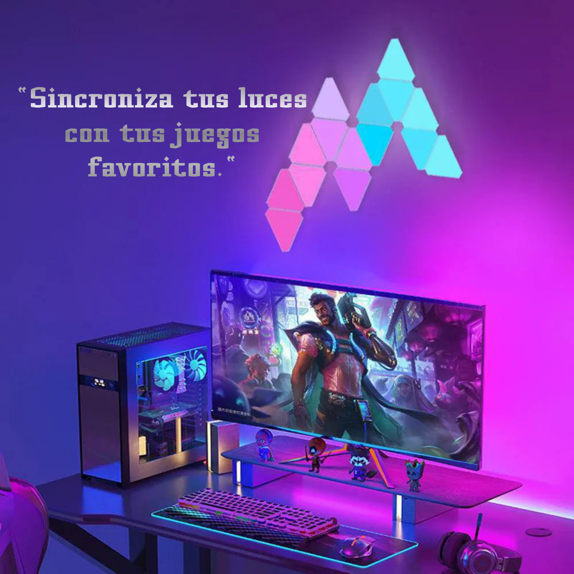 VibeNest Glow - Paneles LED Modulares RGB
