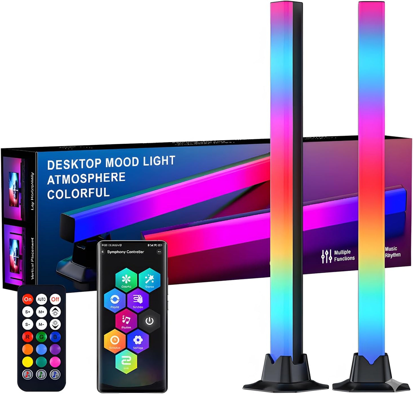 VibeNest Edge - Barra de Luz Monitor RGBIC