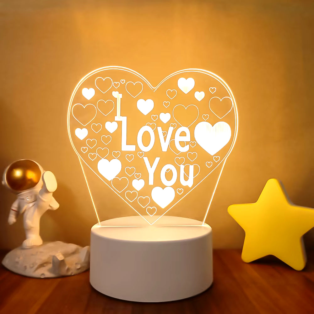 VibeNest Pulse - Lámpara de Ilusión LED 3D