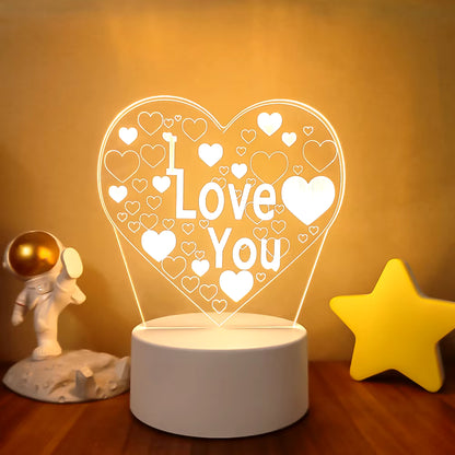 VibeNest Pulse - Lámpara de Ilusión LED 3D