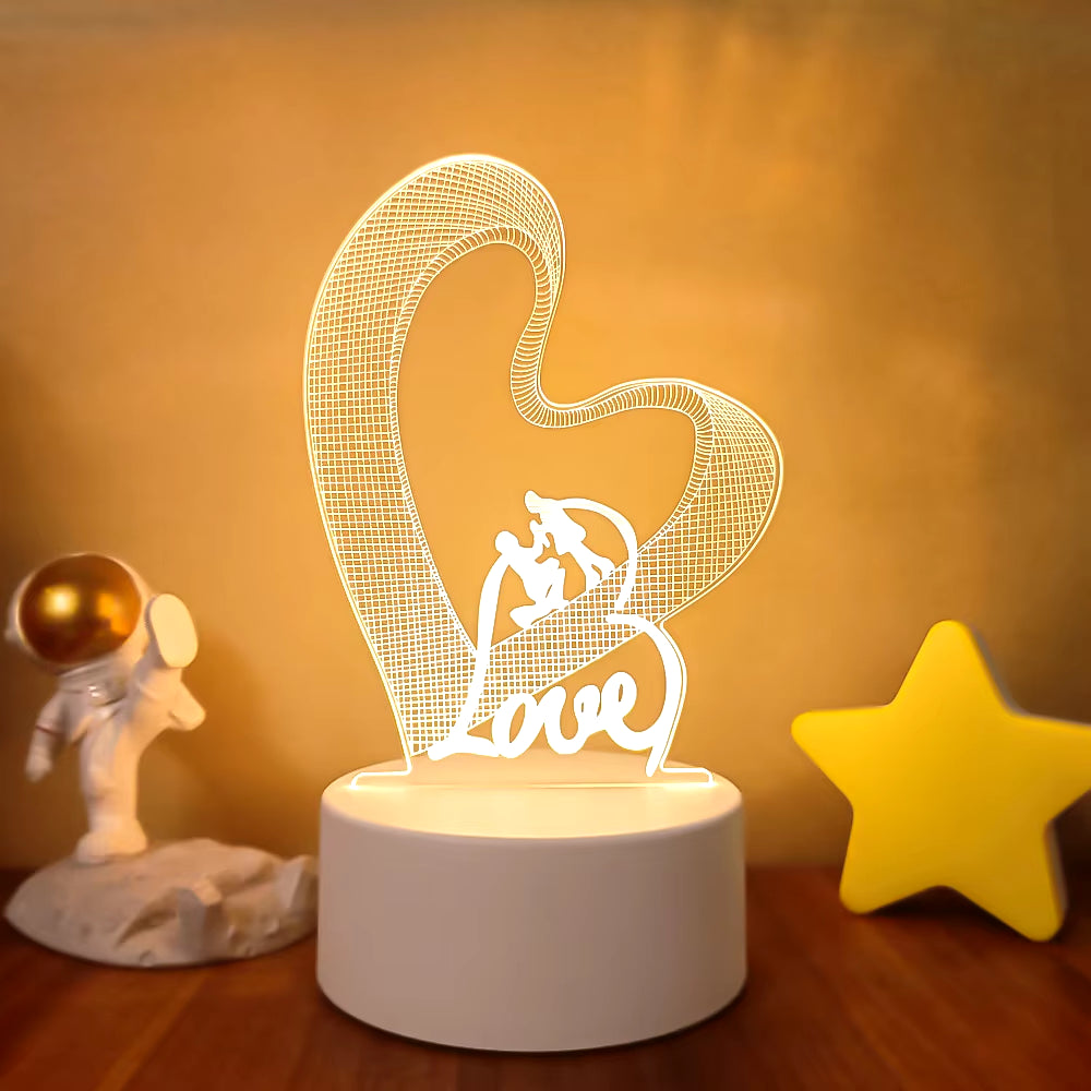 VibeNest Pulse - Lámpara de Ilusión LED 3D