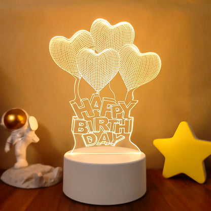 VibeNest Pulse - Lámpara de Ilusión LED 3D