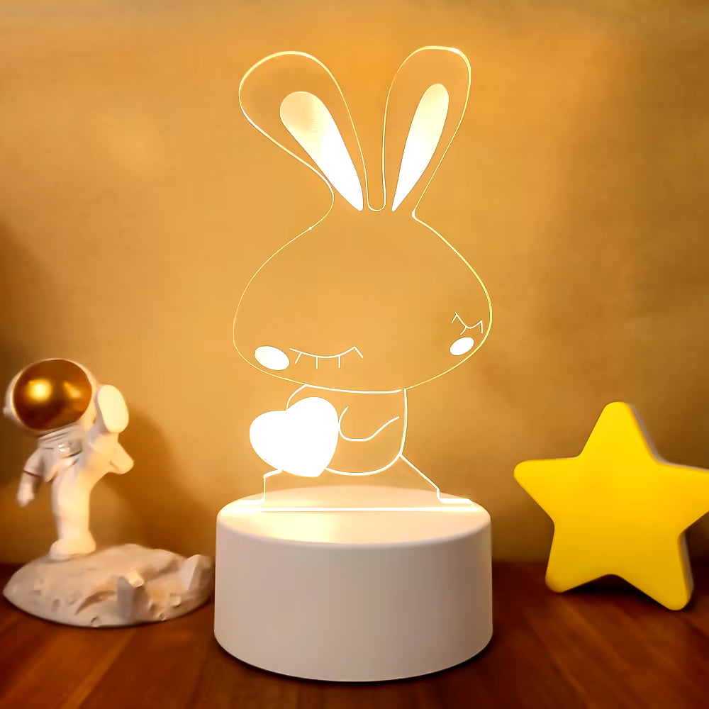 VibeNest Pulse - Lámpara de Ilusión LED 3D