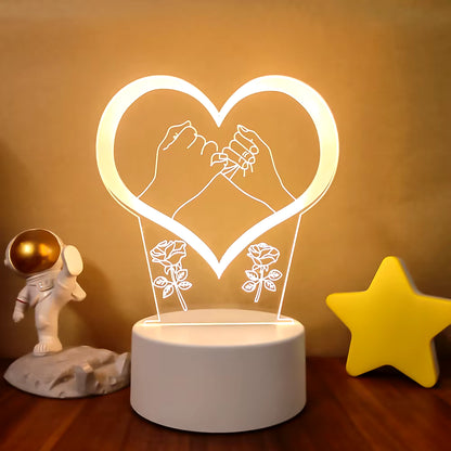 VibeNest Pulse - Lámpara de Ilusión LED 3D