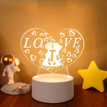 VibeNest Pulse - Lámpara de Ilusión LED 3D