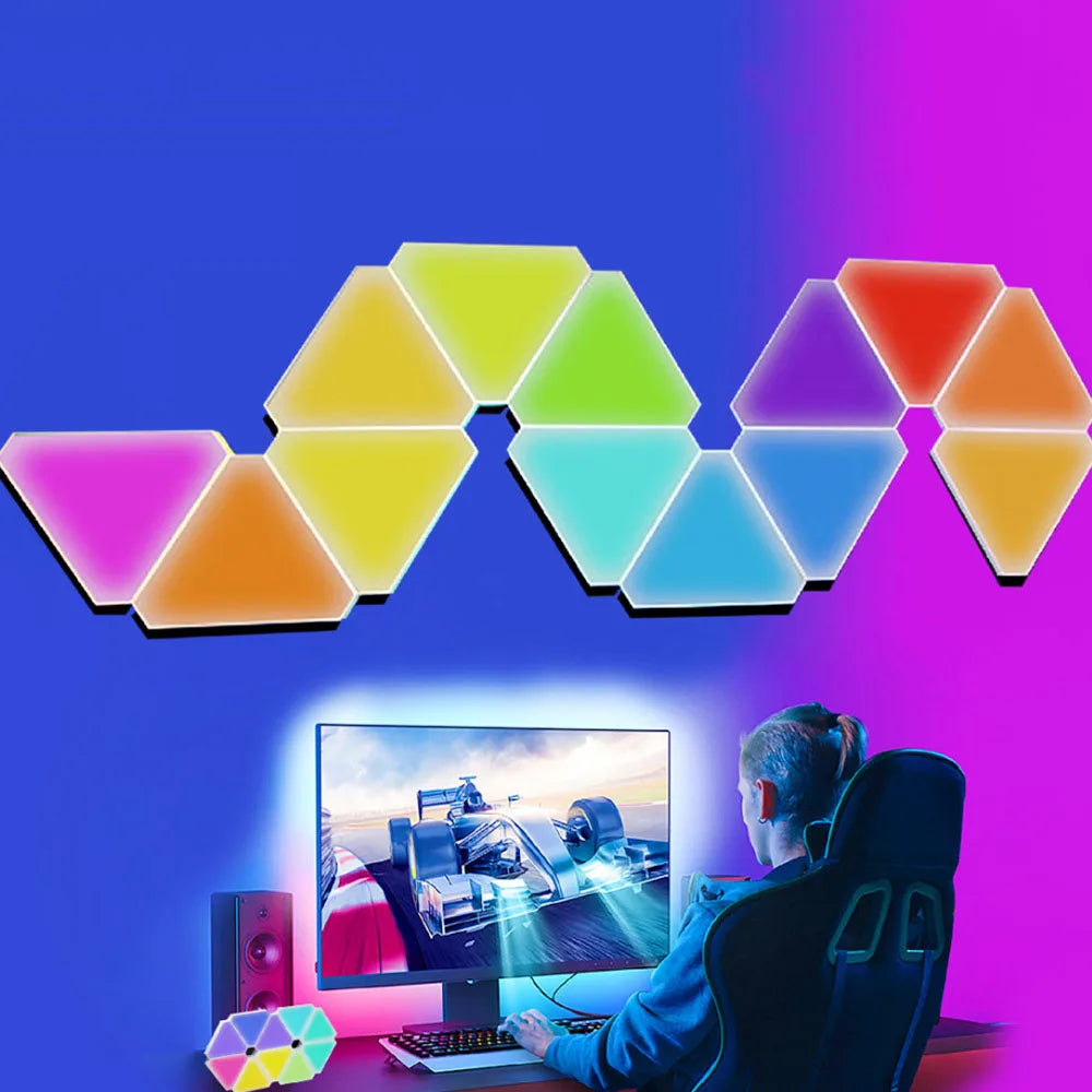 VibeNest Glow - Paneles LED Modulares RGB