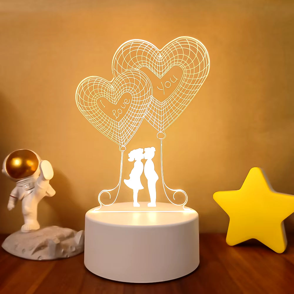 VibeNest Pulse - Lámpara de Ilusión LED 3D