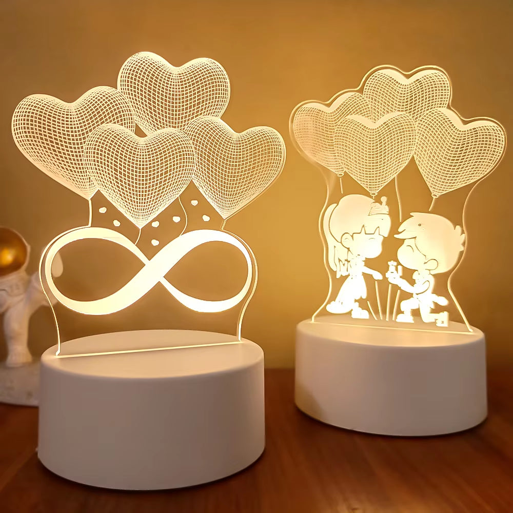 VibeNest Pulse - Lámpara de Ilusión LED 3D