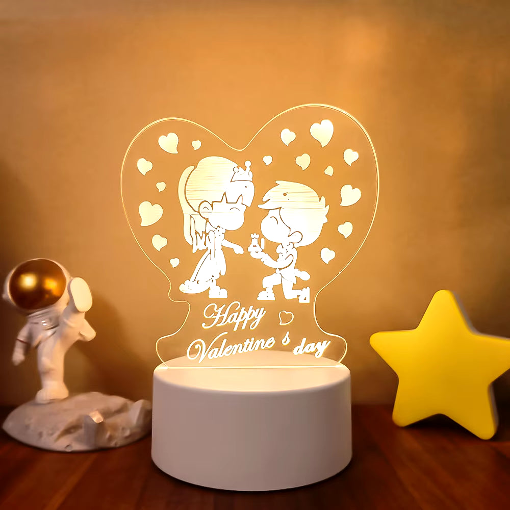 VibeNest Pulse - Lámpara de Ilusión LED 3D