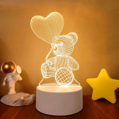 VibeNest Pulse - Lámpara de Ilusión LED 3D